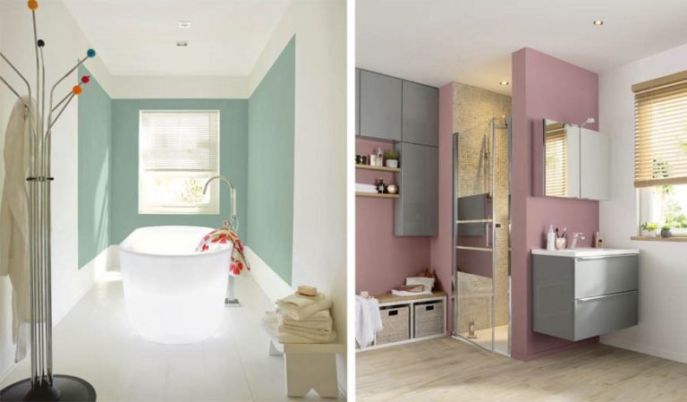 Peinture salle de bain : 40 idées de couleurs pour une déco tendance