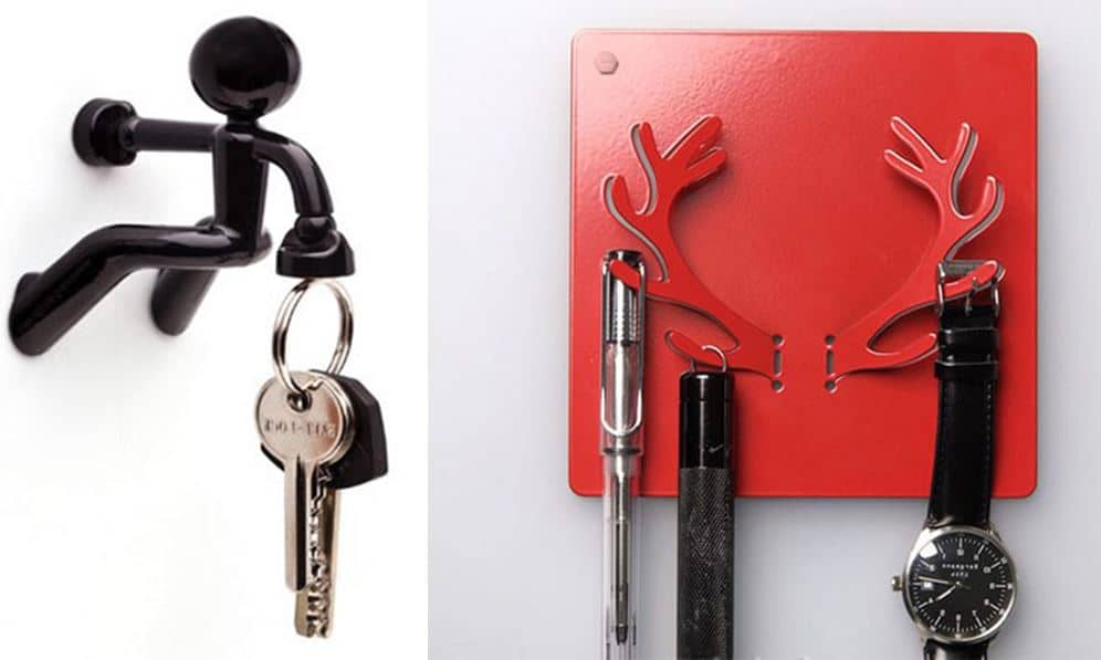 Porte-clés avec étagère, porte-clés moderne, organisateur de clés