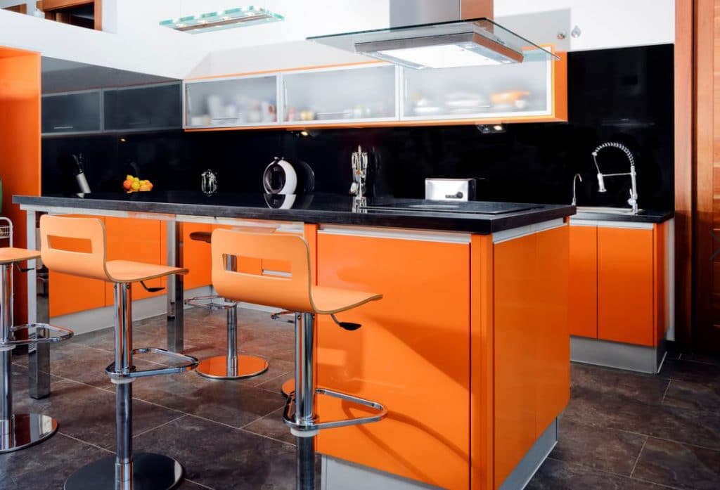 Cuisine orange 12 modèles tendance pour votre intérieur