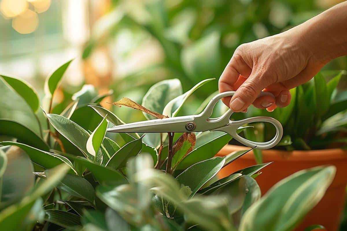 Couper le bout des feuilles marron des plantes : voici l’erreur que vous faites certainement !